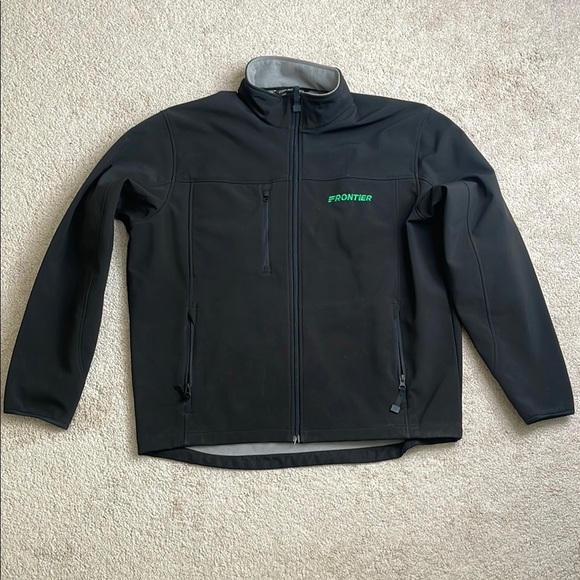Port Authority Black Performance “Frontier” Jacket with Textured Fabric - Picture 1 of 6